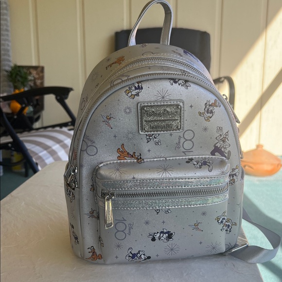 Disney Silver Mini Backpack - Picture 8 of 12